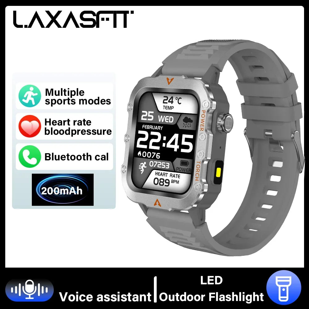 2024 New LED Men's Smartwatch Bluetooth Talking Smartwatch Multi Sport Mode Health Monitoring Smart Watch