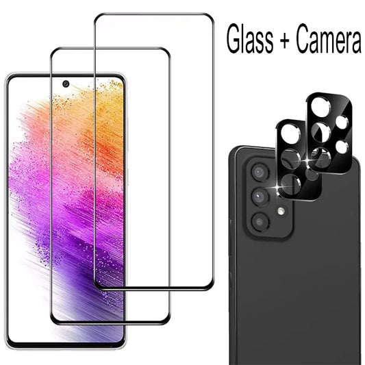 for Samsung a54 cristal A15 A36 A56 A55 glass for Samsung Galaxy A52 A34 A52S A53 5G glass protector Galaxy A53 screen protector