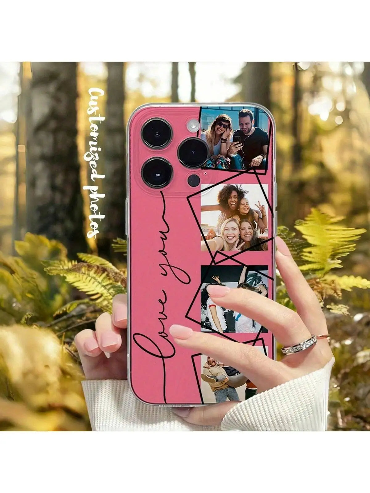DIY customized TPU shockproof phone case For iPhone 16 15 14 13 12 11 XS Pro Max Mini SE 2020 2022 X XS XR 7 8 Plus back cover