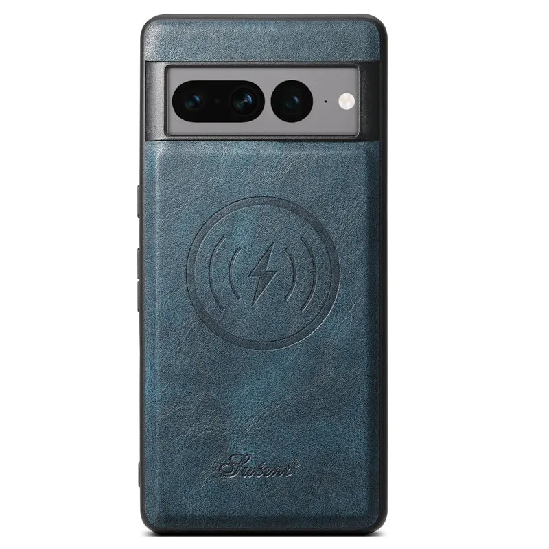 Magsafe Wallet Phone Case Card Holder Leather Magnetic Pocket Cover Case For Google Pixel 9 10 Pro 8 7 6 Pro 6A 7A Pixel8Pro