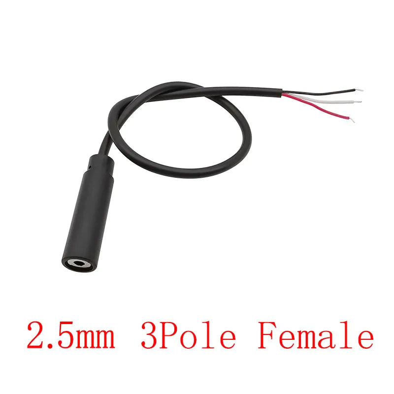 1Pcs 2.5/3.5mm Male Plug/Female Jack Mono/Stereo AUX 2/3/4Pole To Bare Wire Connector DIY Audio Headphone Repair Extension Cable