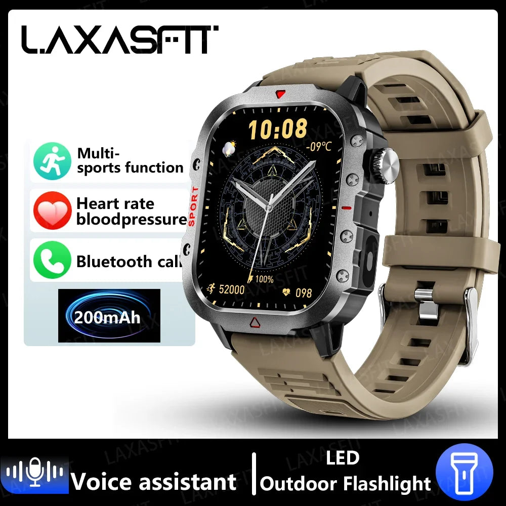 2024 New LED Men's Smartwatch Bluetooth Talking Smartwatch Multi Sport Mode Health Monitoring Smart Watch
