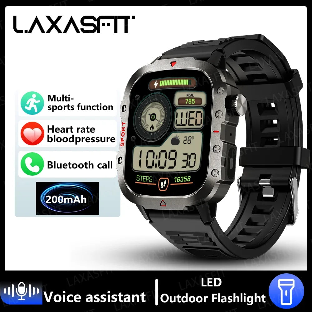 2024 New LED Men's Smartwatch Bluetooth Talking Smartwatch Multi Sport Mode Health Monitoring Smart Watch