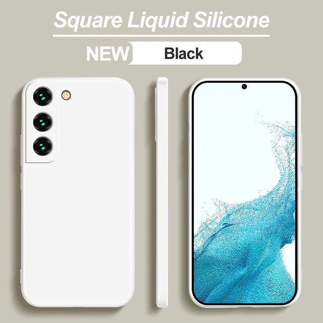 Soft Liquid Silicone Case For Samsung Galaxy S21 S23 S10 Plus S20 FE S10E S22 Note 20 Ultra Cover