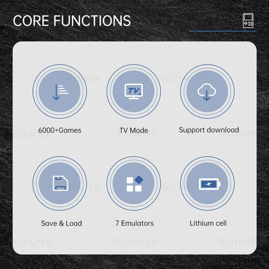 GB300 Portable Handheld Game Player 3.0 inch Screen Video Game Console Built-in 6000 Games Support AV Output for SFC/GBA