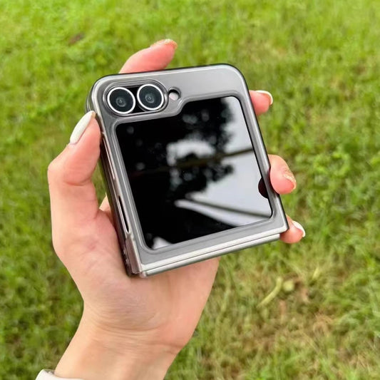 Z Flip6 7 Case Ultra Thin Slim Matte Cases for Samsung Galaxy Z Flip 6 7 5 4 3 PP Folding Shockproof Semi-Transparent Back Cover