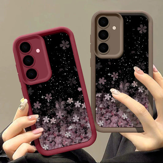 Sakura Case For Samsung Galaxy S24 S23 Ultra S22 S21 S20 FE S25 Edge A14 A15 A56 A34 A35 A52 A53 A54 A55 5G Shockproof Cover