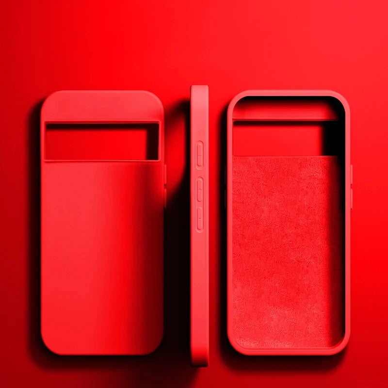 Luxury Original Liquid Silicone Phone Cases For Google Pixel 8 6 7 Pro 6A 7A Case For Google Pixel 8 7 Pro Shockproof Soft Cover
