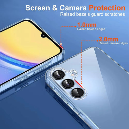 TPU Clear Case For Samsung Galaxy S26 Ultra Case Samsung S25 Ultra S24 Plus S23 FE S26 Edge S22 S21 S20 S23+ S10 Plus Case Cover