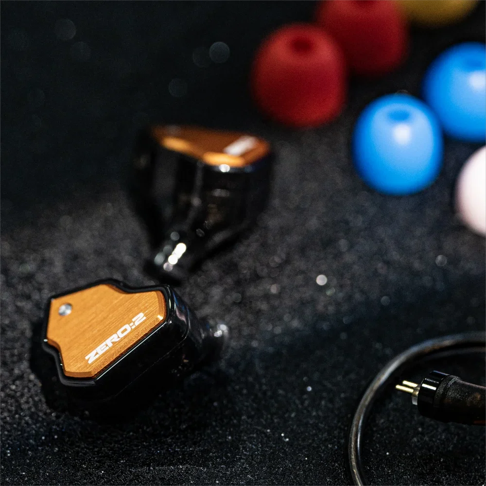 7Hz X Crinacle Zero 2 Updated 10mm Dynamic Driver IEM Wired Earbuds Earphones Gaming Earbuds with OFC IEM Cable for Musician