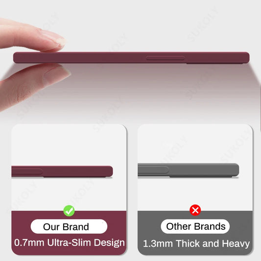 Liquid Silicone Case For Samsung Galaxy S24 S25 FE S26 S23 S22 Ultra Plus S25 Edge A57 A37 A56 A17 A16 A36 A54 A55 5G Soft Cover