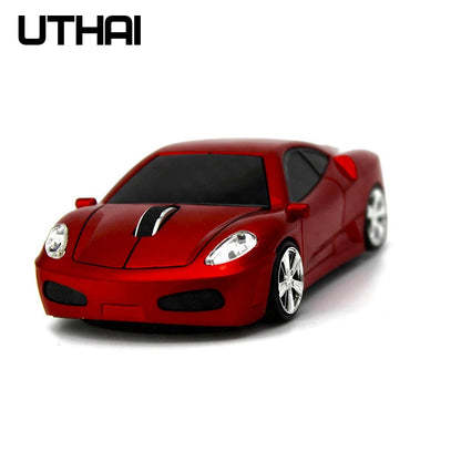 UTHAI DB20 Wireless Car Mouse GDPI 1600 Wireless Mouse Personality Creative Gift Mouse 2.4 Mouse