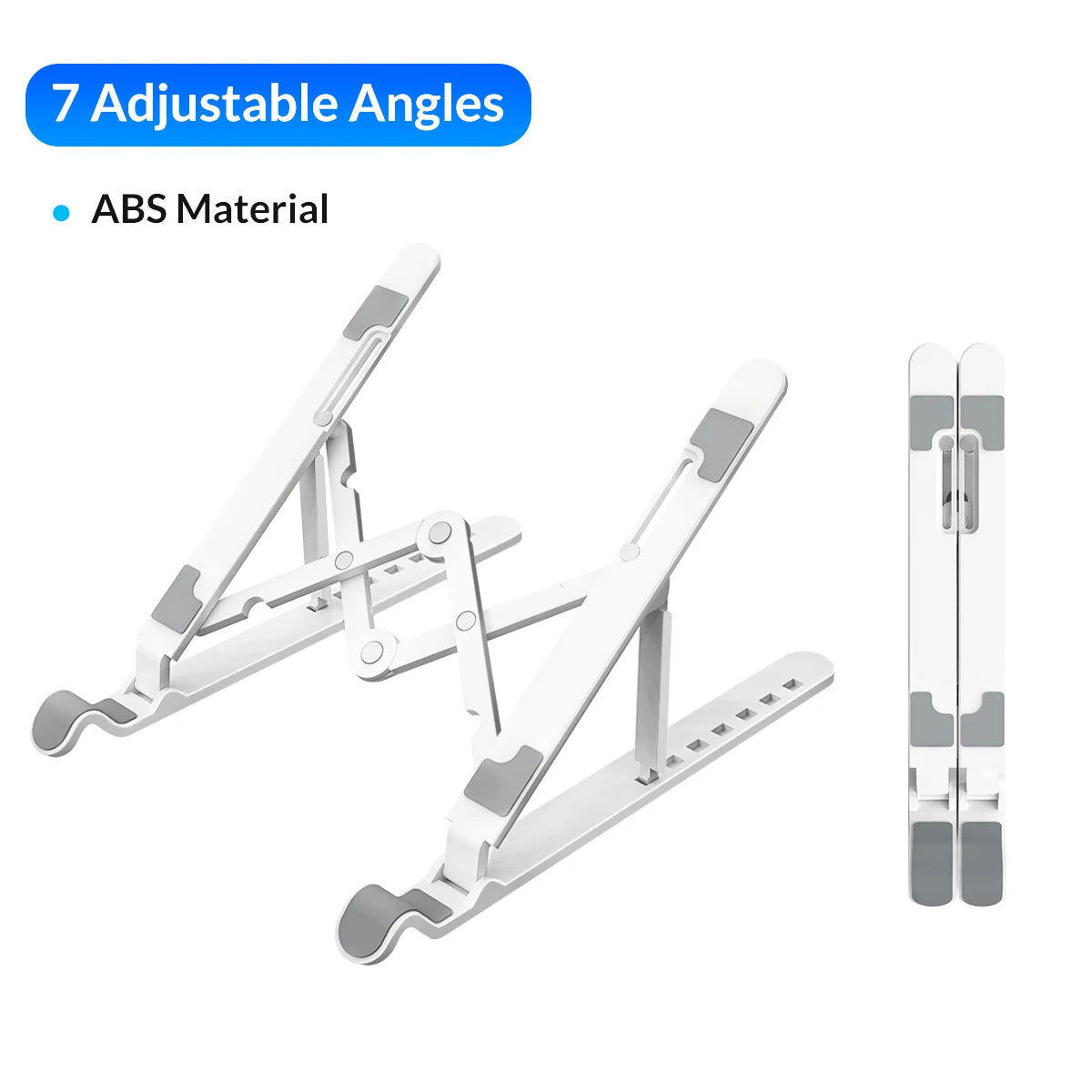ORICO Foldable Laptop Stand Holder Riser Portable Adjustable Aluminum Notebook Stand Computer Stand 7 Angles for MacBook Tablets