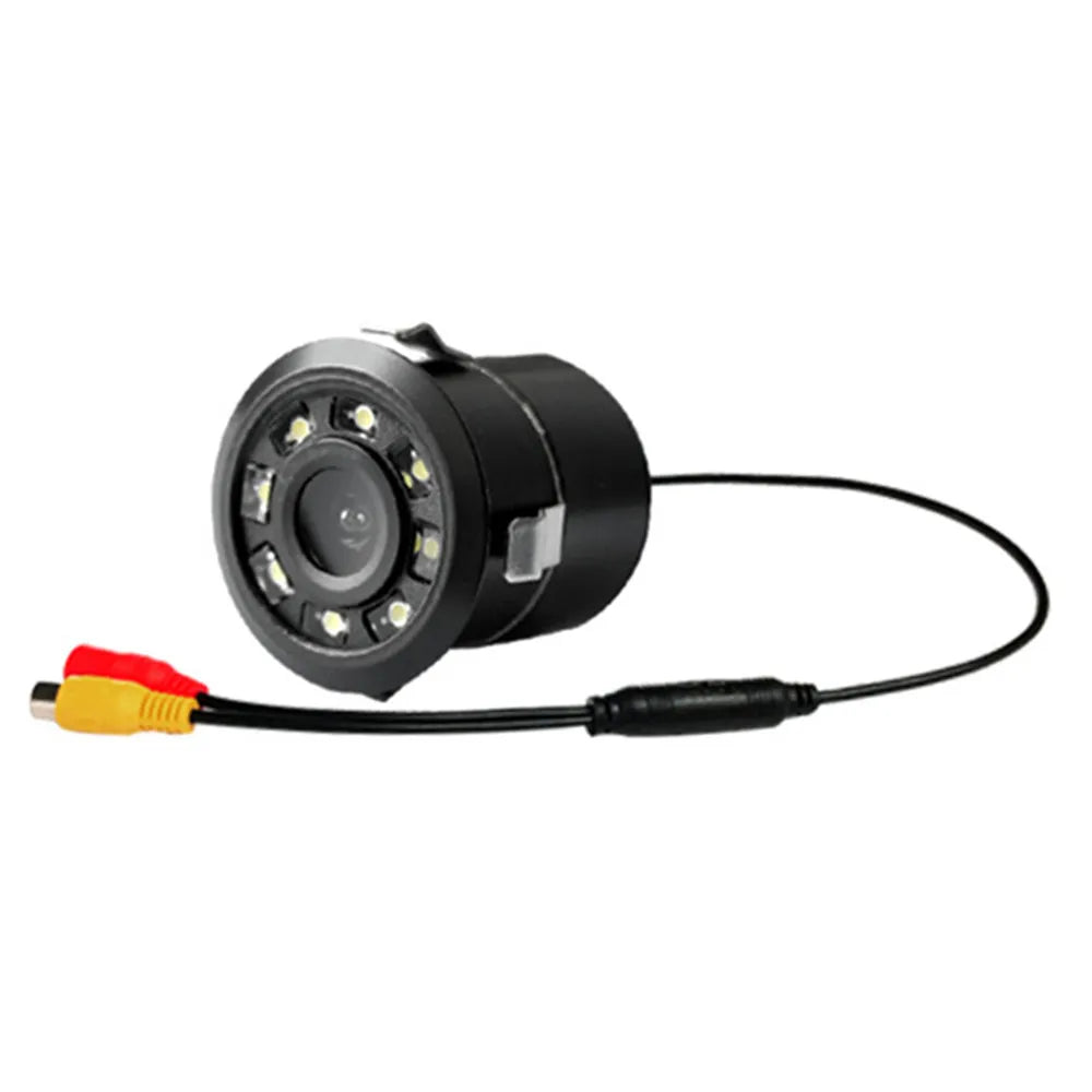 Car Rear View Camera 4LED Night Vision Reversing Automatic Parking Monitor CCD IP68 Waterproof 170 Degree High-Definition Image