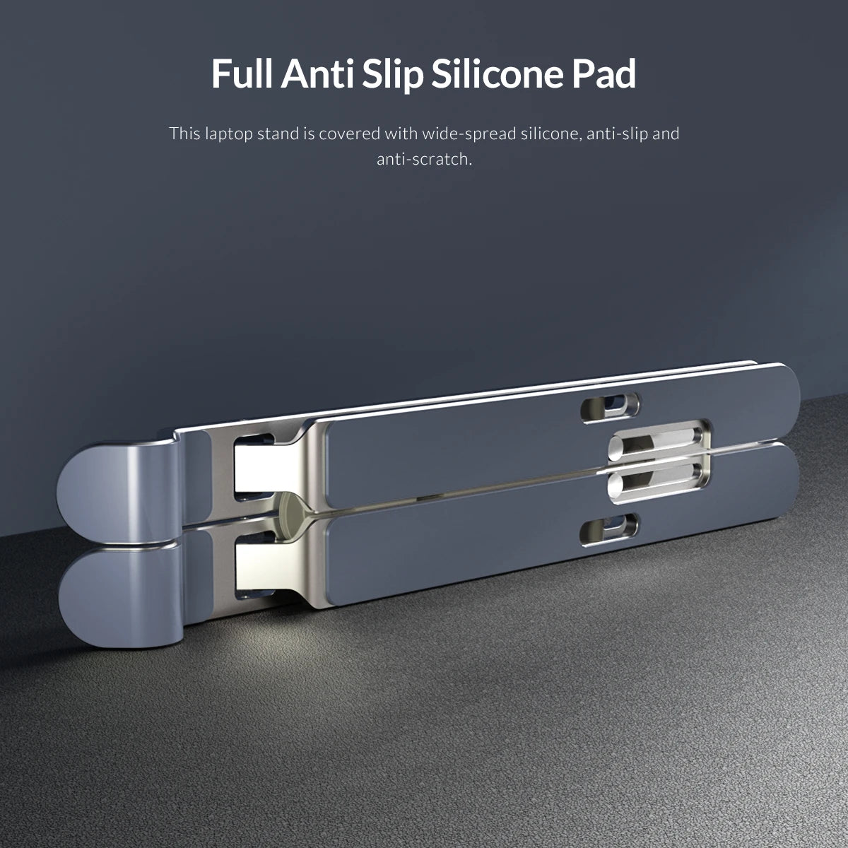 ORICO Foldable Laptop Stand Holder Riser Portable Adjustable Aluminum Notebook Stand Computer Stand 7 Angles for MacBook Tablets