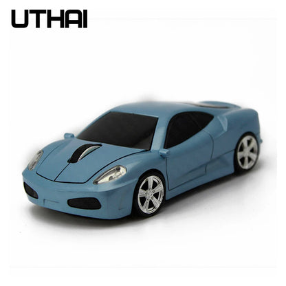 UTHAI DB20 Wireless Car Mouse GDPI 1600 Wireless Mouse Personality Creative Gift Mouse 2.4 Mouse