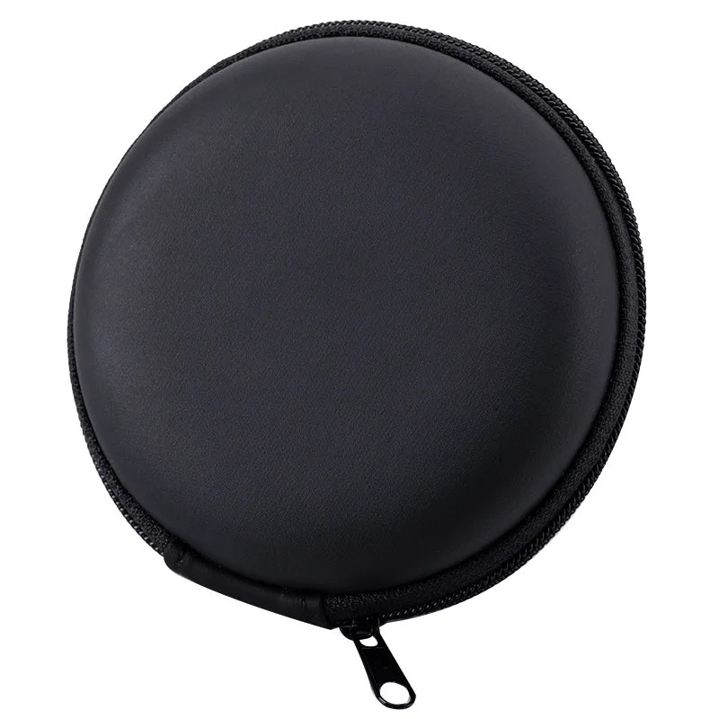 Earphone Storage Case PU Mini Carrying Hard Bag Box Case For Earphone Headphone Accessories Earbuds Memory Card USB Cable