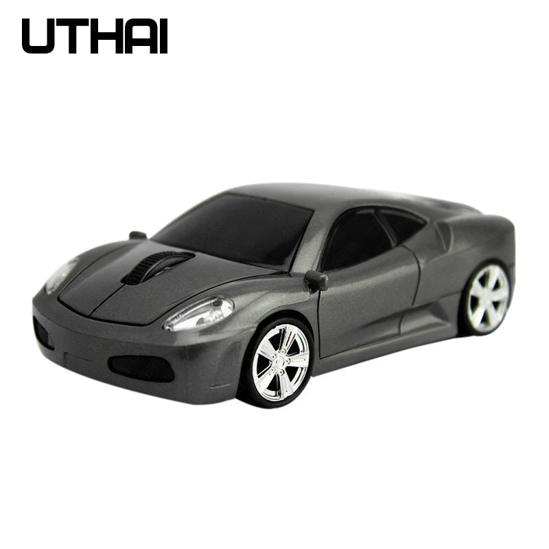 UTHAI DB20 Wireless Car Mouse GDPI 1600 Wireless Mouse Personality Creative Gift Mouse 2.4 Mouse