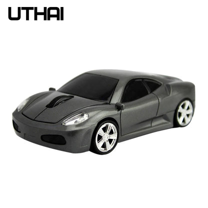 UTHAI DB20 Wireless Car Mouse GDPI 1600 Wireless Mouse Personality Creative Gift Mouse 2.4 Mouse