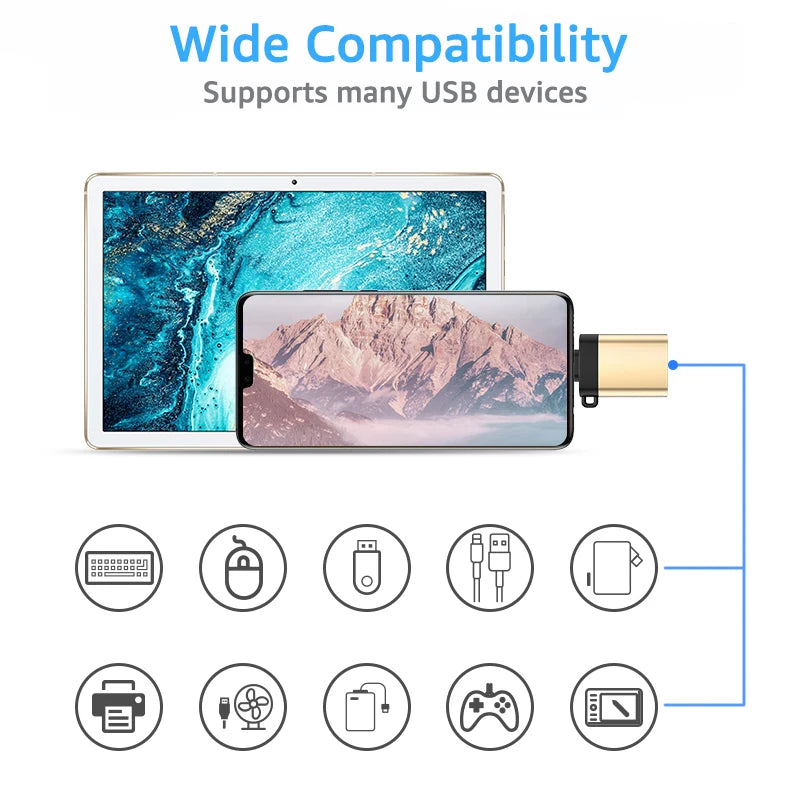Micro USB 3.0 OTG Adapter For Samsung Tablet Android Phone Micro USB Connector For Xiaomi Redmi Huawei OTG Micro USB Converter