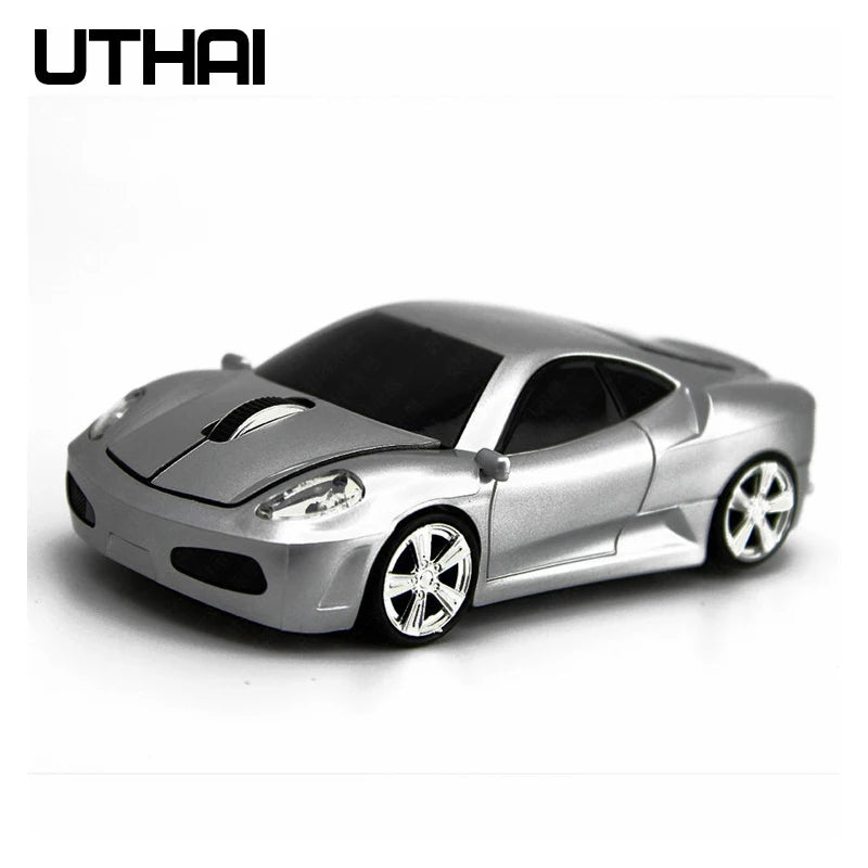 UTHAI DB20 Wireless Car Mouse GDPI 1600 Wireless Mouse Personality Creative Gift Mouse 2.4 Mouse