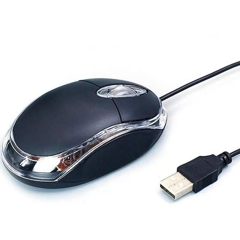 1Pcs Wired USB Optical 3-Button Mouse Computer Easy For Home Laptop Mouse Pc 2020 Use Computer Notebook Mice Office Accesso V6M3