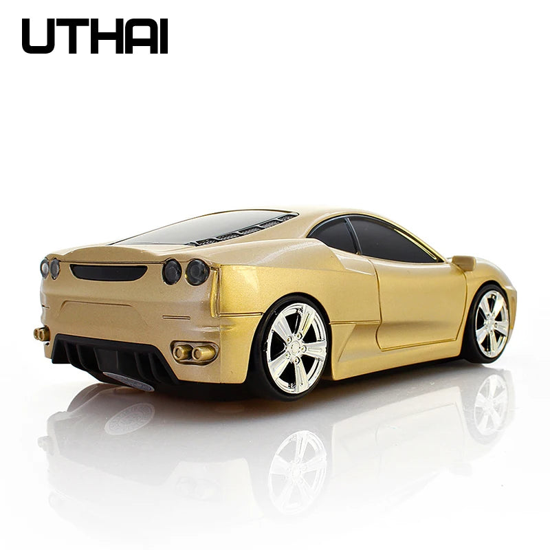 UTHAI DB20 Wireless Car Mouse GDPI 1600 Wireless Mouse Personality Creative Gift Mouse 2.4 Mouse