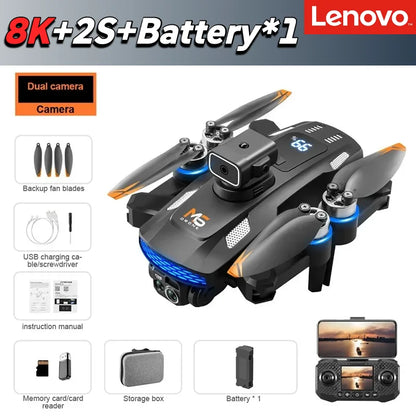 Lenovo Mini RC Drone 8K HD Dual Camera M6 GT8 GT50 GT5  FPV WiFi Quadcopter Obstacle Avoidance Toy Drone