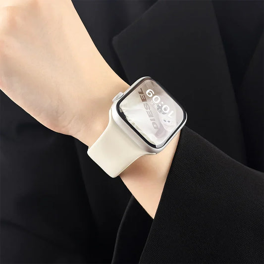 Silicone Band For Apple Watch straps 40 mm 49mm 44 mm 45 46mm 42 41 38mm sports bracelet iWatch series 11 10 9 8 3 SE ultra 2 3