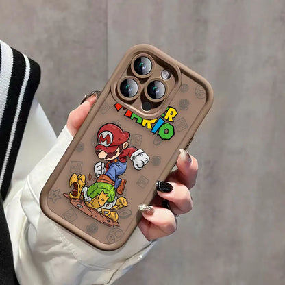 Super M-Mario Bros Game Phone Case For Realme C20 C21Y C30 C31 C33 C35 C53 C55 12 11 8 8I 7I 5 GT 3 NARZO 50 5G Case Funda Shell