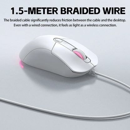 2026 Wired Gaming Mouse Cute Personalized Anti Slip Sticker 6-Key Office Mouse Suitable For Desktop And Laptop Computers NEW HOT