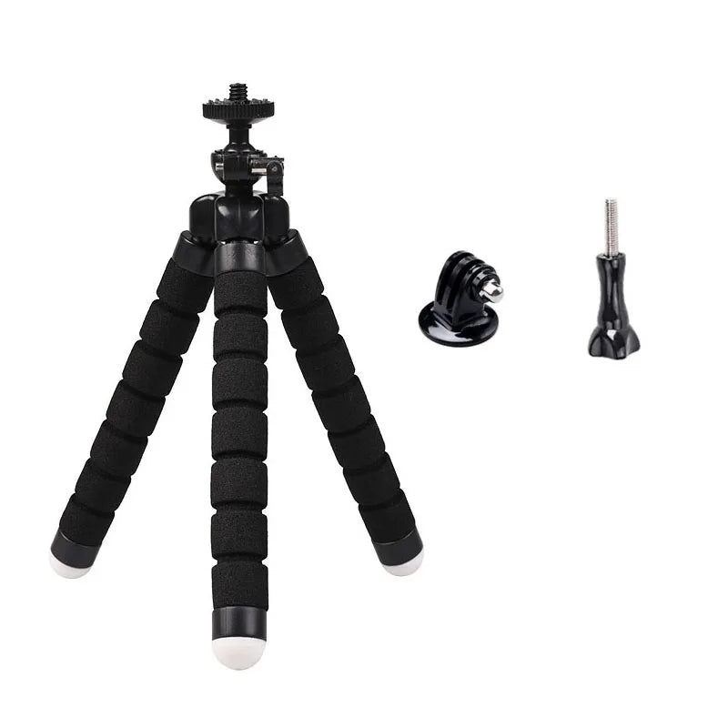 Mini Tripod for Gopro Hero 13 12 11 10 9 8 7 6 5 Black MAX Flexible Octopus Accessories for Action 3 Fusion Akaso Brave DBPOWER