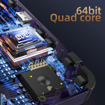 BOYHOM Green R36H Retro Video Game Console 3.5‘’ IPS Screen RK3326 3000 mAh Open Linux System Portable Player For Boys gift