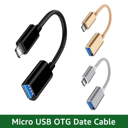 Micro USB OTG Adapter Micro USB Male To USB 2.0 Female Cable Adapter For Samsung Huawei Xiaomi Android Phone USB Flash Drive