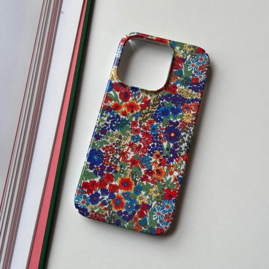 Summer Cute Flowers Floral Case for iPhone 16 15 14 13 Pro Max 12 Mini 11 Pro Plus 7 8 Shockproof Protective Hard Acrylic Cover