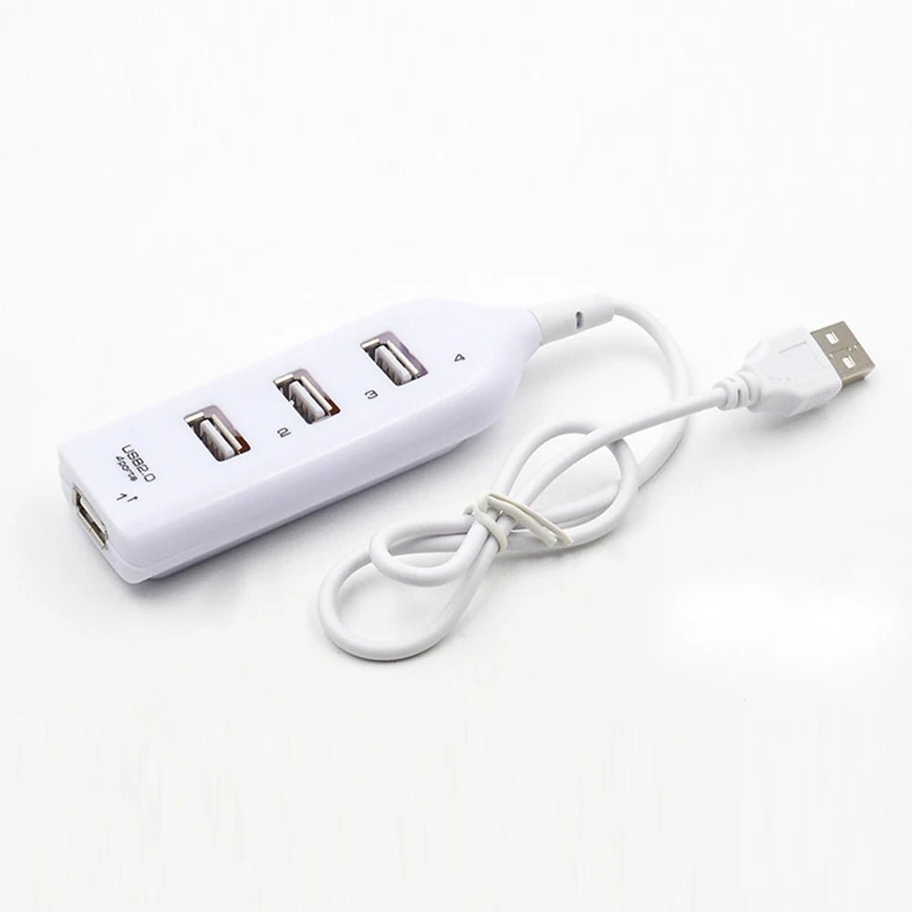 4Ports USB 2.0 Hubs Multi USB Splitter Hub Expander High Speed Transfer OTG Adapter for PC Macbook Laptop Computer Accessories