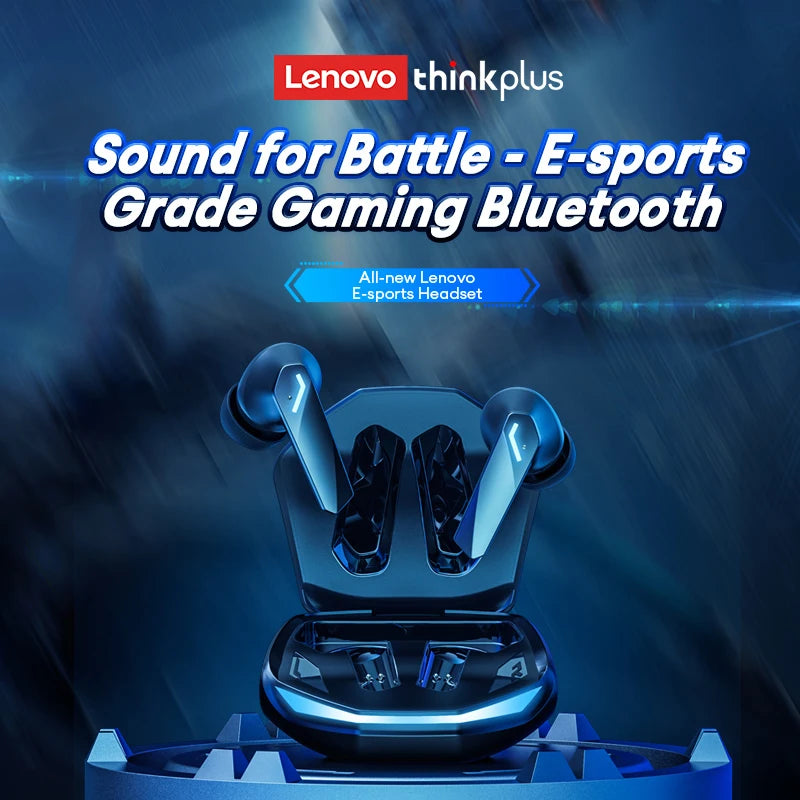 Choice Lenovo GM2 Pro Wireless Bluetooth 5.3 Earphones Gaming Low Latency Dual Mode Music Earbuds Sports In-Ear Headset With Mic