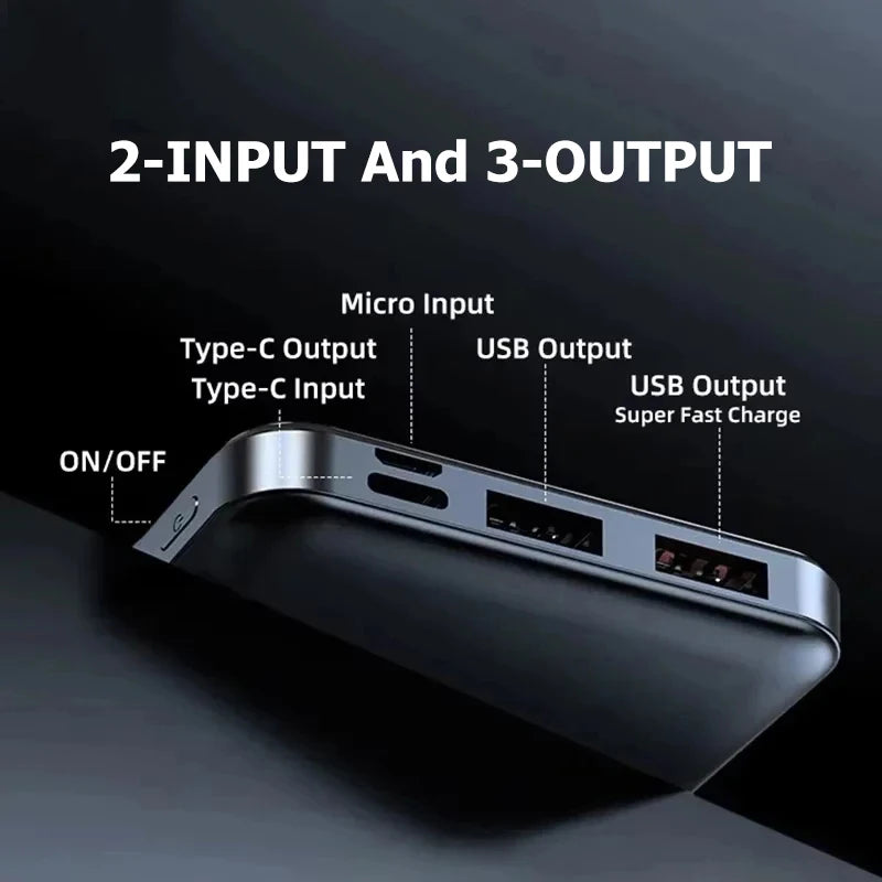 OnePlus 50000mAh 120W Power Bank 20W Portable Fast Charger External Battery PowerBank High Capacity PowerBank For iPhone Samsung