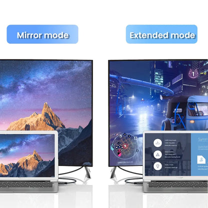 NIERBO Mini HDMI to HDMI Cable HD 4K 60Hz High-Speed Braided HDMI-compatible Cable Bi-Directional 2.0Cord for HDTV Tablet Camera