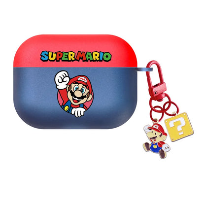 Super Mario Cartoon Earphone Case for Airpods 1 2 3 4 Pro Anime Soft Cover Protective Shell for Airpods Pro2 Headphone Cover