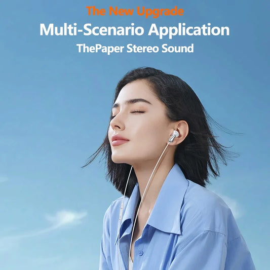 Type C Wired Earphone For Samsung Galaxy S24 S23 S22 Ultra USB-C Headphones A53 A52 A34 A54 Note 20 10 3.5mm Jack Earbud Headset