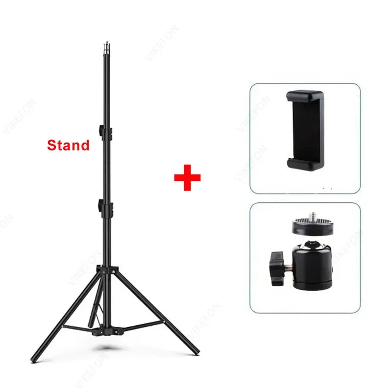 Foldable 56cm-160cm Extendable Mobile Phone Stand Holder Live Tripod Video Recording Selfie Landing  Monpod For Phone Camera