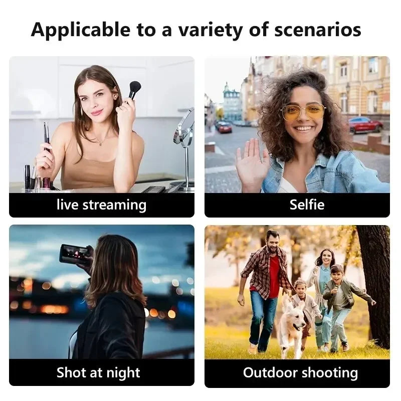 Shooting Record Wireless Selfie Stick for Smartphone 44 Inch Tripod with Bluetooth Remote, Portables Foldable Stand for Vlog