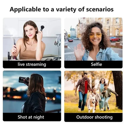 Shooting Record Wireless Selfie Stick for Smartphone 44 Inch Tripod with Bluetooth Remote, Portables Foldable Stand for Vlog