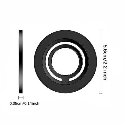 Stand For Tablet Magnetic 2 Sections Simplicity Rotation Ring Phone Handphone Popsocket Magsafe Ipad Holder Double Side Silicone