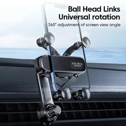 360 Rotation Car Navigation Bracket Air Vent Clip Navigation Stand Telescopic Air Outlet Phone Support for 4.7-7 Inch
