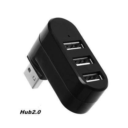 USB 3.0 HUB Adapter 180°Rotatable 3 Port USB 3.0 2.0 HUB High Speed Splitter For Mac Lenovo Xiaomi PC Tablet Huawei Accessories