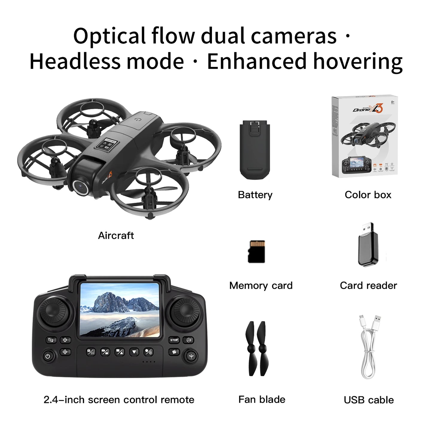 2026 YL3 Drone Professional 8K Camera with 5G WiFi FPV UAV Screen Remote Control and Obstacle Avoidance Quadcopter