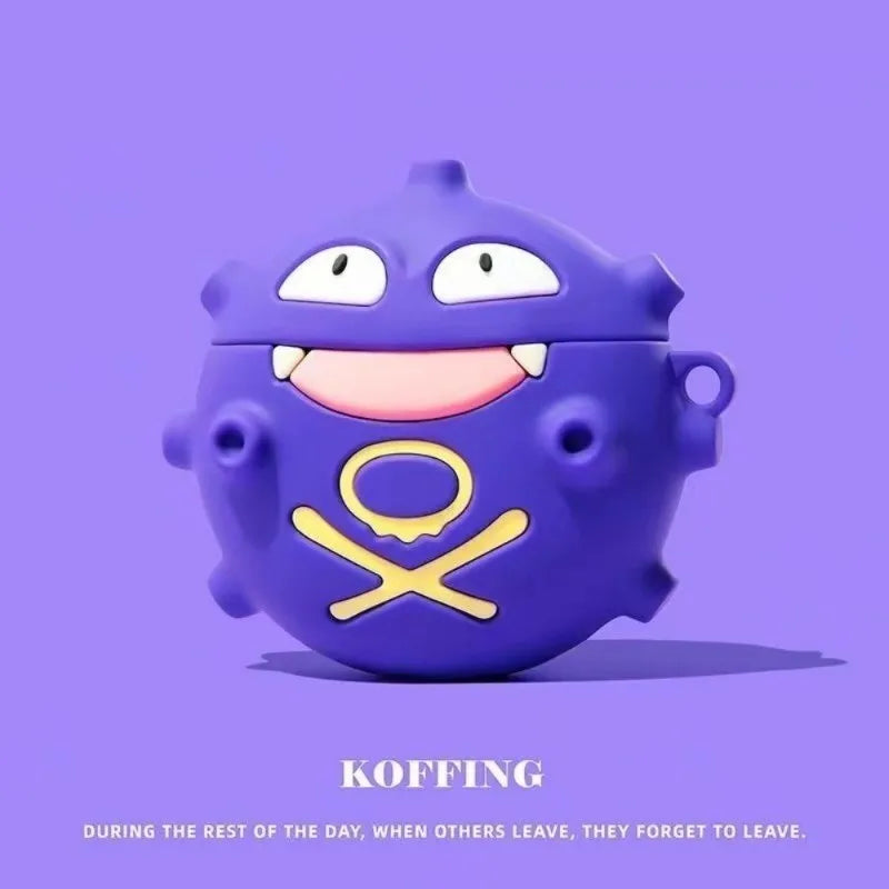 Pokemon Cartoon Case silicone For AirPods 3 Protective sleeve For AirPods Pro 1/2/Pro2 Cover 3D silicone Fall prevention Case