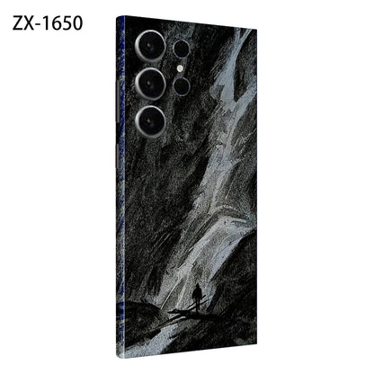 Colorful Decal Skin for Samsung Galaxy S24 S23 S25 Ultra Plus S24Ultra Back Screen Protector Cover Wrap Stones Sticker